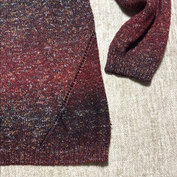 1X button cowl neck sweater gorgeous fall colors Dress Barn soft and cozy! - Picture 3 of 5